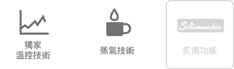 独自の温度制御 スチームテクノロジー